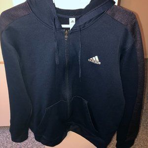 LAST CHANCE—Navy blue Adidas hoodie